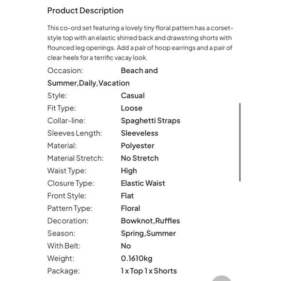 3/$20 ZAFUL Ditsy Print Ruffle Smocked Loose Shorts
Set - Light Green M - Picture 3 of 5